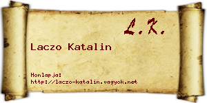 Laczo Katalin névjegykártya
